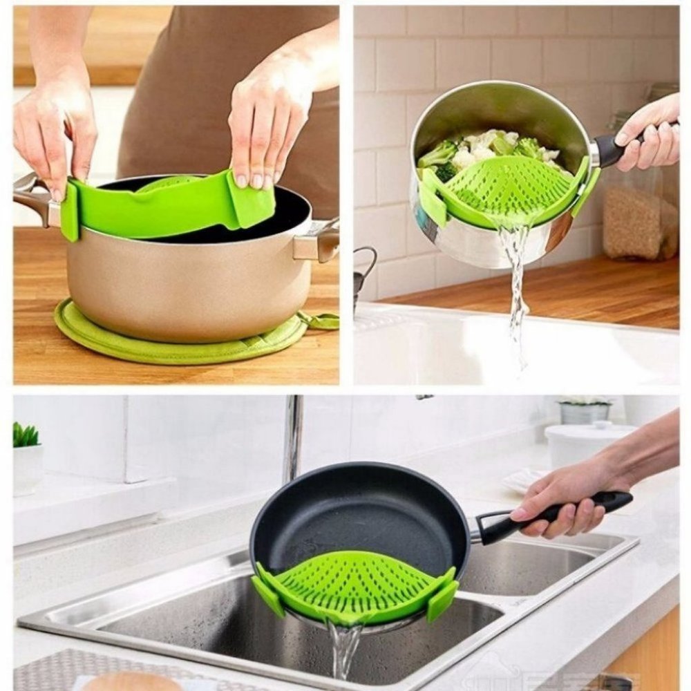 Silicone Pot Strainer - Picture 5 of 6